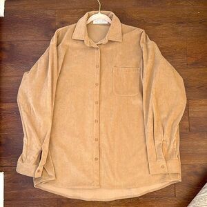 Cream Oversized Cardigan Jacket